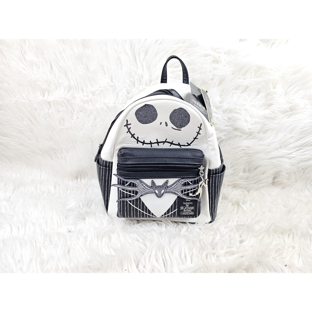 New Loungefly Disney Nightmare Before Christmas Jack Skellington Mini Backpack